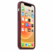 Apple iPhone Silicone Case with MagSafe - оригинален силиконов кейс за iPhone 12, iPhone 12 Pro с MagSafe (лилав) 4
