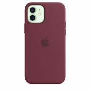 Apple iPhone Silicone Case with MagSafe - оригинален силиконов кейс за iPhone 12, iPhone 12 Pro с MagSafe (лилав) 8