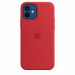 Apple iPhone Silicone Case with MagSafe - оригинален силиконов кейс за iPhone 12, iPhone 12 Pro с MagSafe (червен) 10