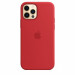 Apple iPhone Silicone Case with MagSafe - оригинален силиконов кейс за iPhone 12, iPhone 12 Pro с MagSafe (червен) 1