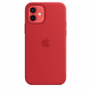 Apple iPhone 12/12 Pro Silicone Case with MagSafe (PRODUCT)RED 7