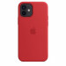 Apple iPhone Silicone Case with MagSafe - оригинален силиконов кейс за iPhone 12, iPhone 12 Pro с MagSafe (червен) 7