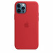 Apple iPhone Silicone Case with MagSafe - оригинален силиконов кейс за iPhone 12, iPhone 12 Pro с MagSafe (червен) 3