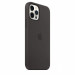 Apple iPhone Silicone Case with MagSafe - оригинален силиконов кейс за iPhone 12, iPhone 12 Pro с MagSafe (черен) 4