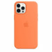Apple iPhone Silicone Case with MagSafe - оригинален силиконов кейс за iPhone 12 Pro Max с MagSafe (оранжев) 1