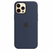 Apple iPhone 12 Pro Max Silicone Case with MagSafe - (deep navy) (Seasonal Fall 2020) 2