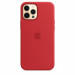 Apple iPhone Silicone Case with MagSafe - оригинален силиконов кейс за iPhone 12 Pro Max с MagSafe (червен) 3