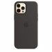 Apple iPhone Silicone Case with MagSafe - оригинален силиконов кейс за iPhone 12 Pro Max с MagSafe (черен) 3