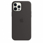 Apple iPhone 12 Pro Max Silicone Case with MagSafe - (black)