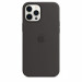 Apple iPhone Silicone Case with MagSafe - оригинален силиконов кейс за iPhone 12 Pro Max с MagSafe (черен) 1