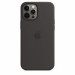 Apple iPhone Silicone Case with MagSafe - оригинален силиконов кейс за iPhone 12 Pro Max с MagSafe (черен) 2