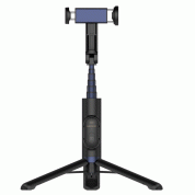 Samsung Bluetooth Remote Control Selfie Stick - разтегаем безжичен селфи стик и трипод за мобилни телефони (черен)
