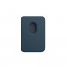 Apple iPhone Leather Wallet with MagSafe - оригинален кожен портфейл (джоб) за прикрепяне към iPhone с MagSafe (син) 2