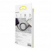 Baseus Cafule USB Lightning Cable (CALKLF-A19) - Lightning USB кабел за Apple устройства с Lightning порт (50 см) (черен-червен) 9