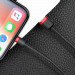 Baseus Cafule USB Lightning Cable (CALKLF-A19) - Lightning USB кабел за Apple устройства с Lightning порт (50 см) (черен-червен) 7