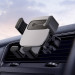 Baseus Cube Gravity Car Vent Mount (SUYL-FK0S) - поставка за радиатора на кола за смартфони с дисплеи до 6.6 инча (сребриста) 6