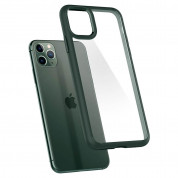 Spigen Ultra Hybrid Case - хибриден кейс с висока степен на защита за iPhone 11 Pro (зелен) 4