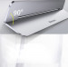 Baseus Papery Self-Adhesive Aluminum Laptop Stand - сгъваема, залепяща се към вашия компютър поставка за MacBook и лаптопи (тъмносив) 14