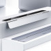 Baseus Papery Self-Adhesive Aluminum Laptop Stand - сгъваема, залепяща се към вашия компютър поставка за MacBook и лаптопи (тъмносив) 9