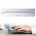 Baseus Papery Self-Adhesive Aluminum Laptop Stand (SUZC-0S) - сгъваема, залепяща се към вашия компютър поставка за MacBook и лаптопи (сребрист) 16