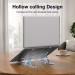 Portable Folding Aluminum Laptop Stand L - преносима алуминиева сгъваема поставка за MacBook и лаптопи от 14 до 17.3 инча (сребрист) 5