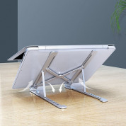 Portable Folding Aluminum Laptop Stand L - преносима алуминиева сгъваема поставка за MacBook и лаптопи от 14 до 17.3 инча (сребрист) 7