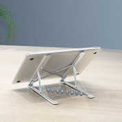 Portable Folding Aluminum Laptop Stand S - преносима сгъваема поставка за MacBook и лаптопи от 11 до 13.8 инча (сребрист) 3