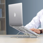 Portable Folding Aluminum Laptop Stand S - преносима сгъваема поставка за MacBook и лаптопи от 11 до 13.8 инча (сребрист) 1