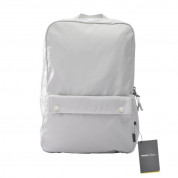 Baseus Basics Series 16 Laptop Backpack (LBJN-F02) - стилна раница за Macbook Pro 16, MacBook Pro 15 и лаптопи до 15.6 инча (бял) 3