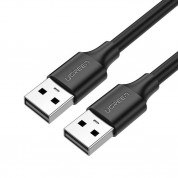 Ugreen USB-A 2.0 Male to USB-A 2.0 Male USB Cable - USB кабел (мъжко-мъжко) (150 см) (черен)