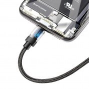 Baseus Data Faction 3-in-1 USB Cable - универсален USB кабел с Lightning, microUSB и USB-C конектори (120 см) (черен) 3