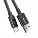 Baseus Data Faction 3-in-1 USB Cable - универсален USB кабел с Lightning, microUSB и USB-C конектори (120 см) (черен) 2