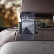 Baseus Energy Storage Backseat Holder Wireless Qi 15W Charger - поставка за смартфон за седалката на автомобил с възможност за безжично зареждане (черен) 7