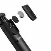 Baseus Lovely Wireless Bracket Bluetooth Tripod Selfie Stick - разтегаем безжичен селфи стик и трипод за мобилни телефони (черен) 6