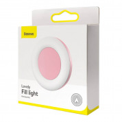 Baseus Lovely Fill Light Accessories Selfie Ring - допълнителна LED светлина (селфи ринг) за Baseus Lovely Wireless Bracket Bluetooth Tripod Selfie Stick (розов)