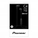 Pioneer C4 Wireless In-Ear Bluetooth Headphones - безжични спортни блутут слушалки с микрофон за мобилни устройства (черен) 4