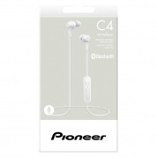 Pioneer C4 Wireless In-Ear Bluetooth Headphones - безжични спортни блутут слушалки с микрофон за мобилни устройства (бял) 3