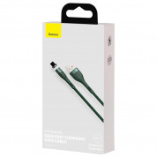 Baseus Zinc Magnetic USB Lightning Cable (CALXC-K06) - кабел с магнитен конектор за Apple продукти с Lightning порт (100 см) (зелен) 5