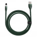 Baseus Zinc Magnetic USB Lightning Cable (CALXC-K06) - кабел с магнитен конектор за Apple продукти с Lightning порт (100 см) (зелен) 2