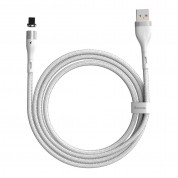Baseus Zinc Magnetic USB Lightning Cable (CALXC-K02) (white) 1