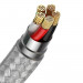 Baseus Zinc Magnetic USB Lightning Cable (CALXC-K02) - кабел с магнитен конектор за Apple продукти с Lightning порт (100 см) (бял) 6