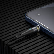 Baseus Zinc Magnetic Safe Fast Charging Data Cable (CA1T3-AG1) - кабел с магнитни конектори за Apple продукти с Lightning, microUSB и USB-C (100 см) (черен) 4