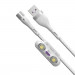 Baseus Zinc Magnetic Safe Fast Charging Data Cable (CA1T3-B02) - кабел с магнитни конектори за Apple продукти с Lightning, microUSB и USB-C (100 см) (бял) 8