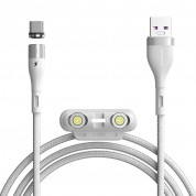 Baseus Zinc Magnetic Safe Fast Charging Data Cable (CA1T3-B02) (100 cm) (white)