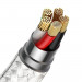 Baseus Zinc Magnetic Safe Fast Charging Data Cable (CA1T3-B02) - кабел с магнитни конектори за Apple продукти с Lightning, microUSB и USB-C (100 см) (бял) 2