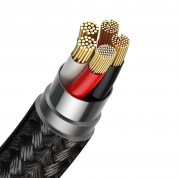Baseus Zinc Magnetic Safe Fast Charging Data Cable (CATXC-MG1) - кабел с магнитен конектор за устройства с USB-C (100 см) (черен) 3