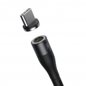 Baseus Zinc Magnetic Safe Fast Charging Data Cable (CATXC-MG1) - кабел с магнитен конектор за устройства с USB-C (100 см) (черен) 2