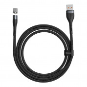 Baseus Zinc Magnetic Safe Fast Charging Data Cable (CATXC-MG1) (100 cm) (black) 1