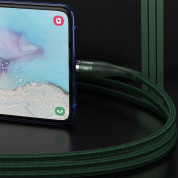 Baseus Zinc Magnetic Safe Fast Charging Data Cable (CATXC-M06) - кабел с магнитен конектор за устройства с USB-C (100 см) (зелен) 7