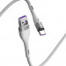 Baseus Zinc Magnetic Safe Fast Charging Data Cable (CATXC-N02) - кабел с магнитен конектор за устройства с USB-C (100 см) (бял) 6